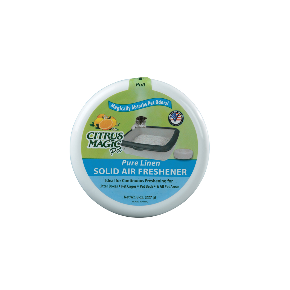 Citrus Magic Solid Air Freshener – Pet – Pure Linen