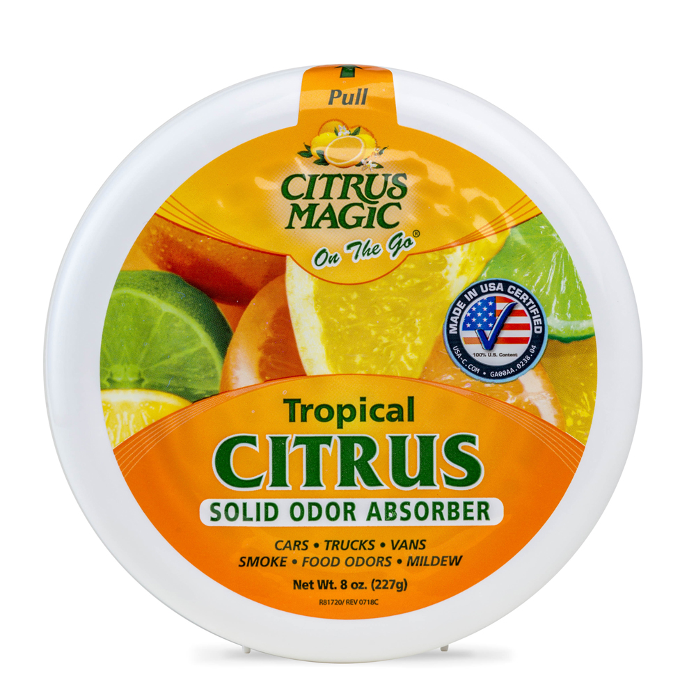 Citrus Magic Solid Air Freshener – On The Go – Tropical Citrus