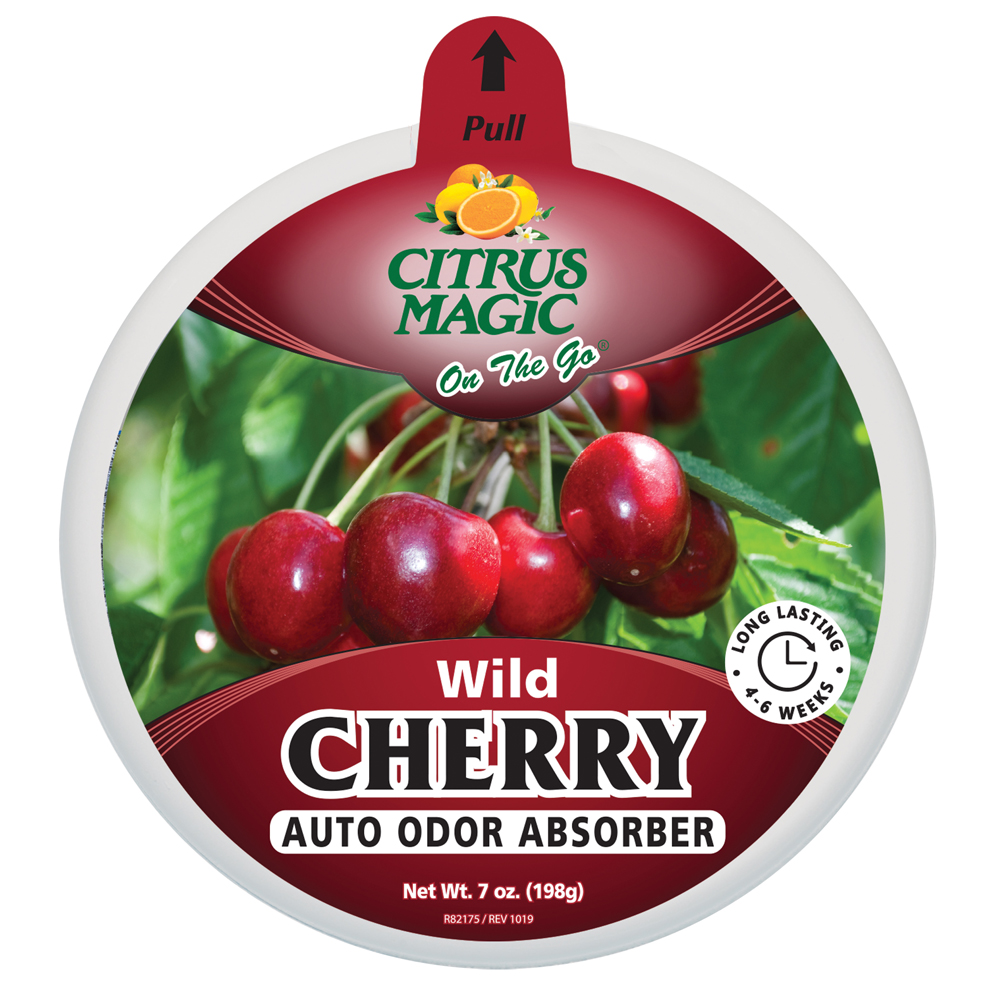 Citrus Magic Solid Air Freshener – On The Go – Truckers – Wild Cherry